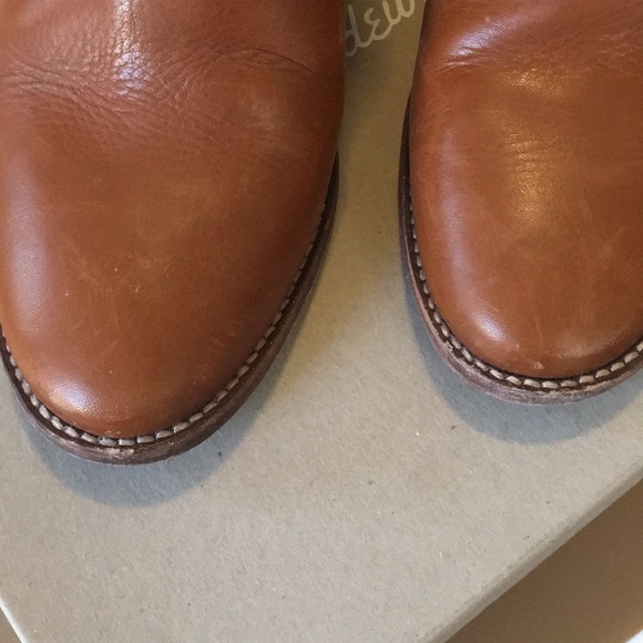 Madewell Billie Ankle Boot English Saddle Sz 7.5 - Picture 4 of 5